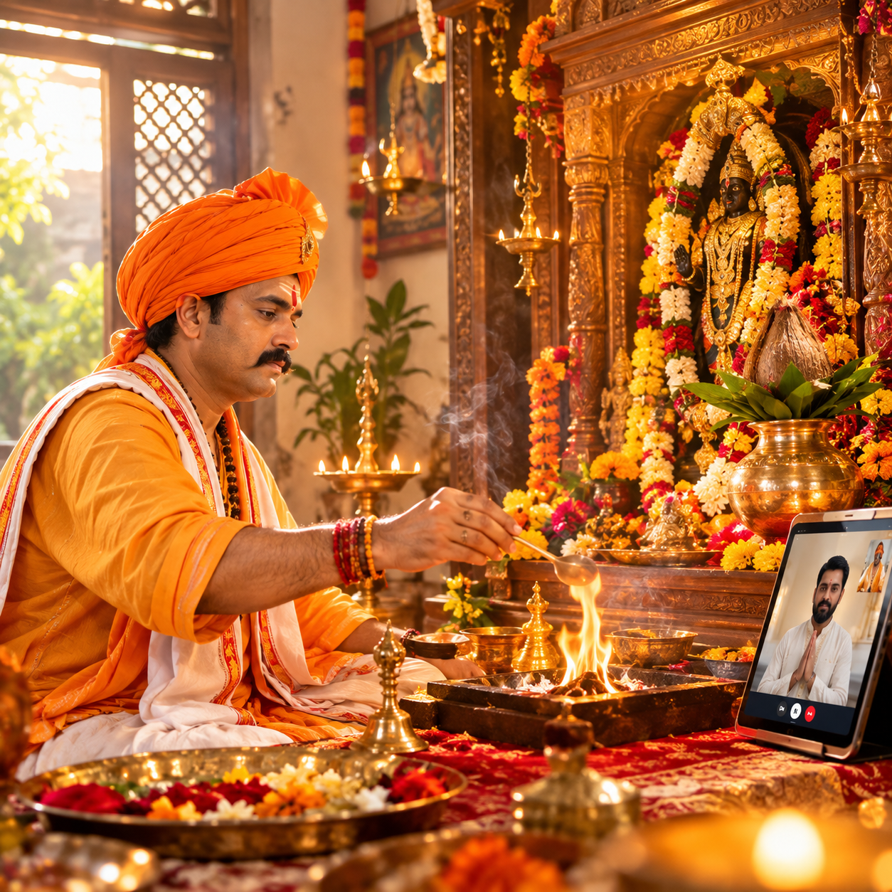 ऑनलाइन पूजा एवं सहभागिता
