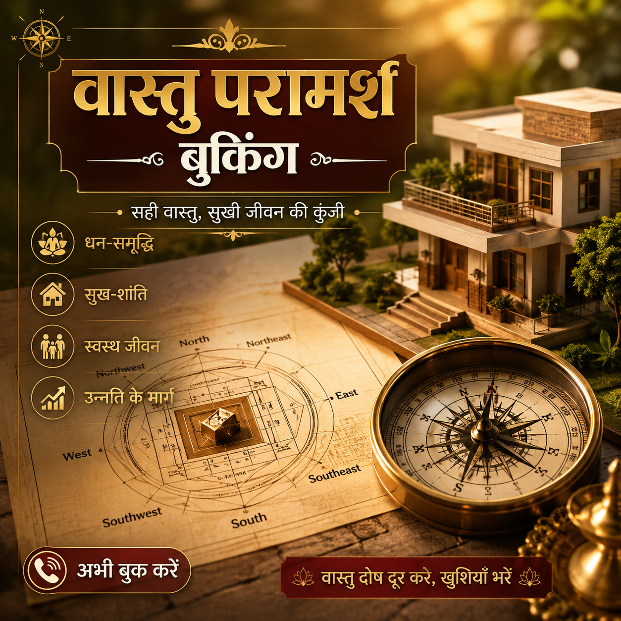 वास्तु परामर्श बुकिंग