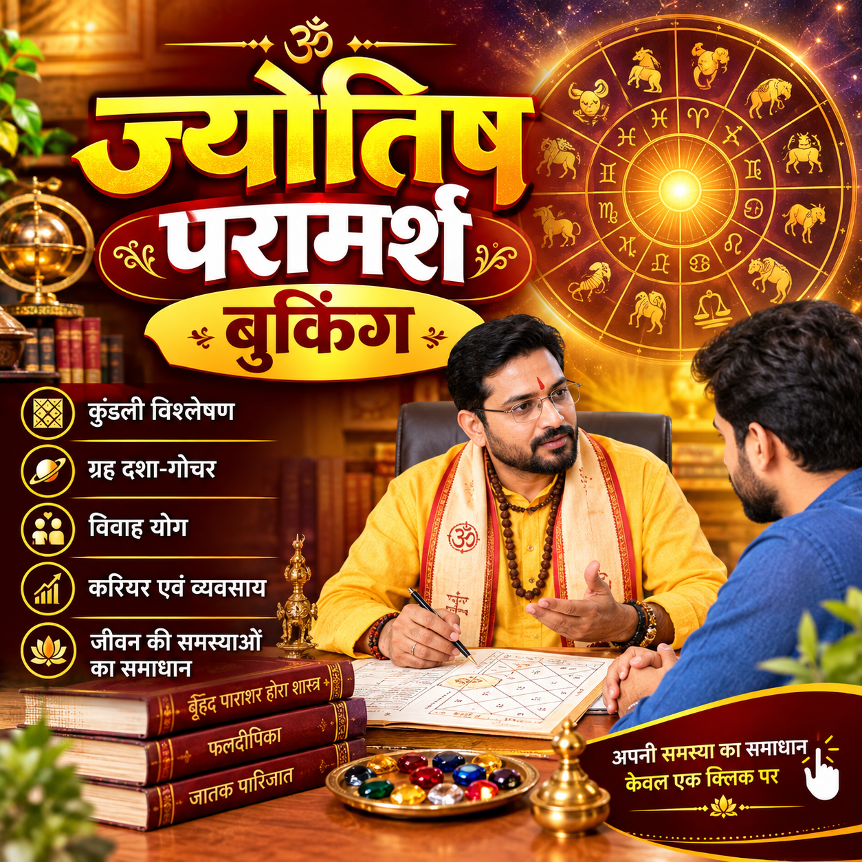 ज्योतिष परामर्श बुकिंग