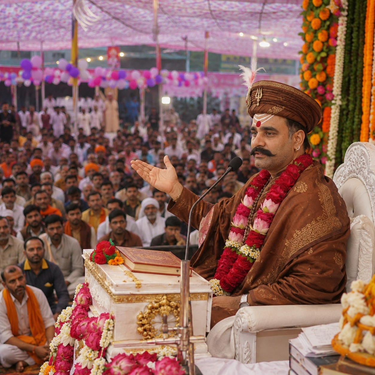 कथा एवं प्रवचन सत्र - पूज्य महाराज श्री